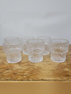 Iittala Paadar Cordial Shot Glasses Designed by Tapio Wirkkala Set Of 6